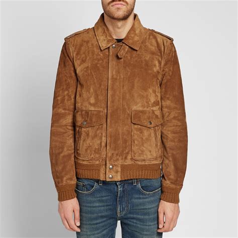 ysl jacket sizing|saint laurent suede jacket.